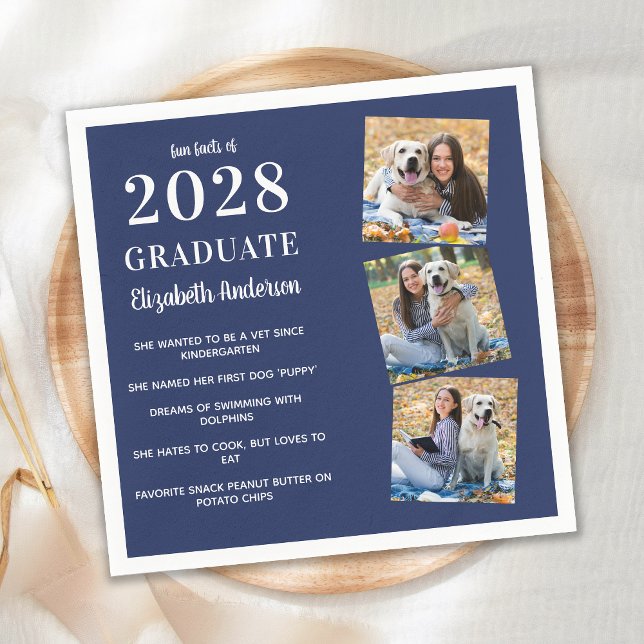 Servilleta De Papel Diversos Hechos Personalizados Graduación De Foto  (Subido por el creador)