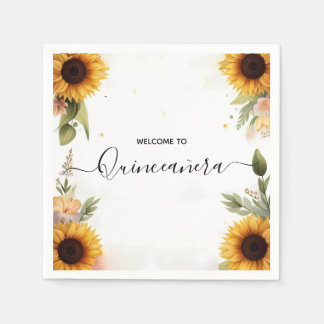 Servilleta De Papel Divertida Alegría Lily Twin Doble Junta Quinceaner