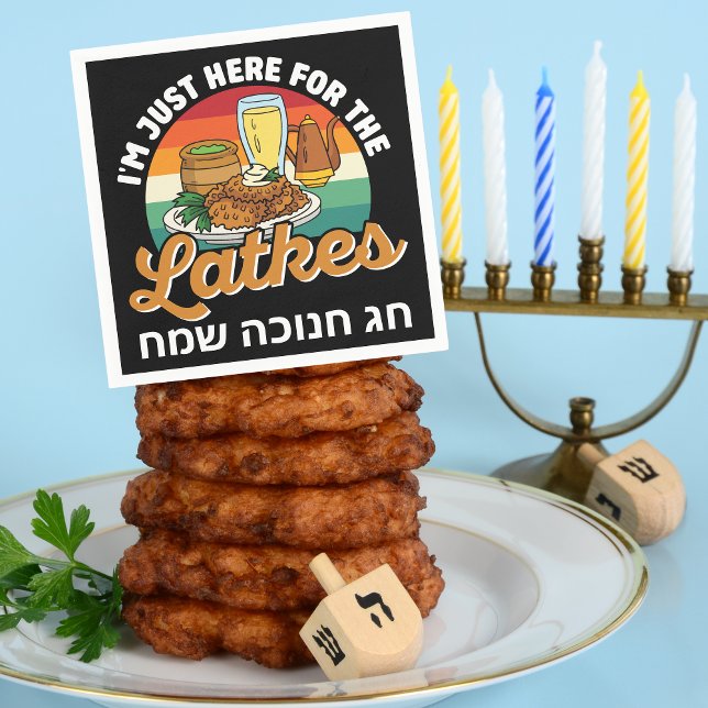 Servilleta De Papel Divertida celebración judía hebreo feliz Hanukkah (Subido por el creador)