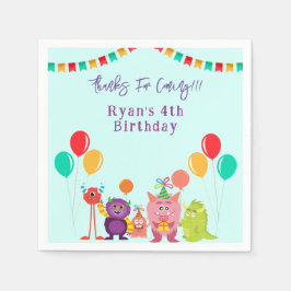 Servilleta De Papel Divertida fiesta de cumpleaños del personalizado d