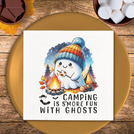 Servilleta De Papel Divertido campamento de Halloween es más divertido