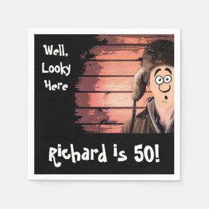 Servilleta De Papel Divertido cumpleaños de Redneck Hillbilly