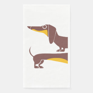 Servilleta De Papel Divertido dachshund lindo para padres de perros la
