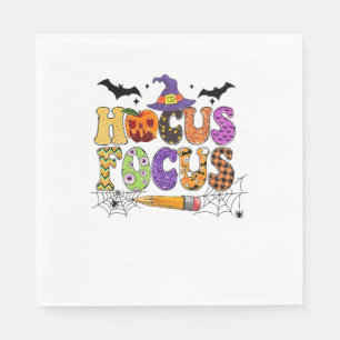 Servilleta De Papel Divertido Maestro Hocus Pocus Todos Foco Halloween
