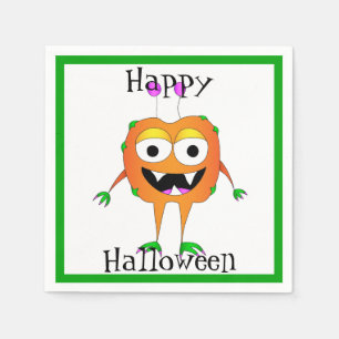 Servilleta De Papel Divertido, Monstruo, Halloween