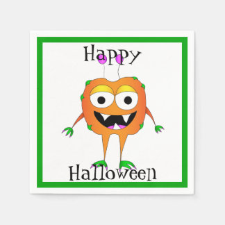 Servilleta De Papel Divertido, Monstruo, Halloween