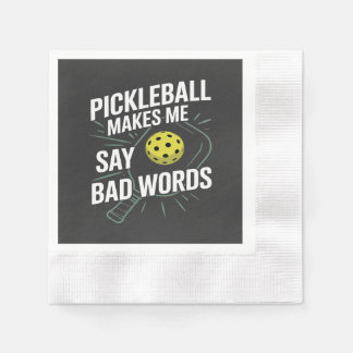 Servilleta De Papel divertido pickleball me hace decir malas palabras