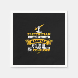 Servilleta De Papel Divertido regalo de Lineman a un electricista