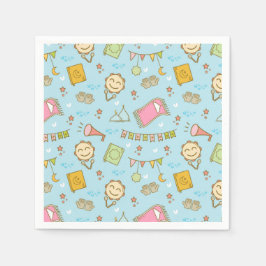 Servilleta De Papel Divertido y colorido Ramadán y Fiesta de Eid