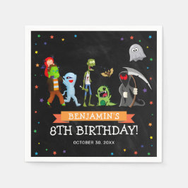 Servilleta De Papel Divertidos niños de Halloween Fiesta de cumpleaños