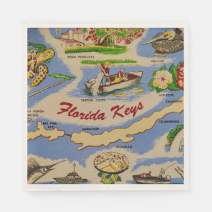Servilleta De Papel Diviértete en los Florida Keys en papel