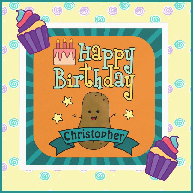 Servilleta De Papel Diviértete Feliz Cumpleaños Papa Personalizado (Subido por el creador)