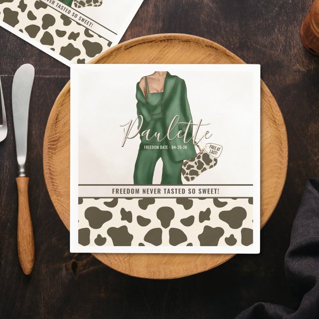 Servilleta De Papel Divorce Theme Animal Skin Party Napkins (Divorce Party Theme Napkins)