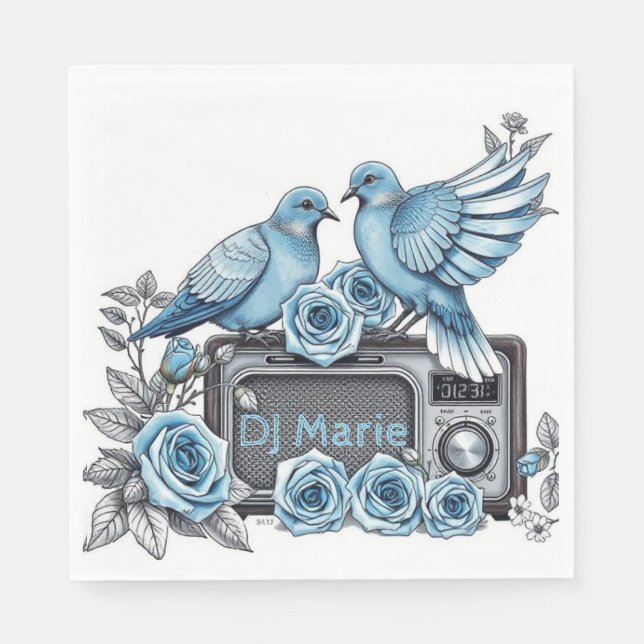 Servilleta De Papel DJ Marie (Anverso)