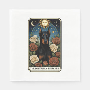 Servilleta De Papel Doberman Pinscher