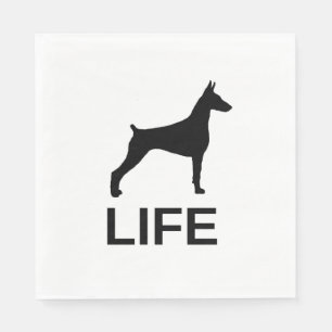 Servilleta De Papel doberman pinscher life silo