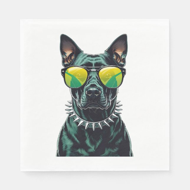 Servilleta De Papel Dobermann Guay (Anverso)