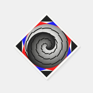 Servilleta De Papel Doble espiral Yin Yang