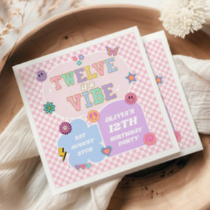 Servilleta De Papel Doce Es Un Ambiente Con Parche Preppy Cumpleaños N