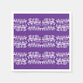 Servilleta De Papel Dodle de filas triangulares44c