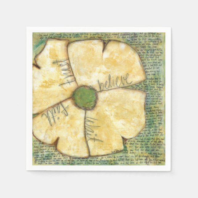 Servilleta De Papel Dogwood Cocktail Napkins (Anverso)