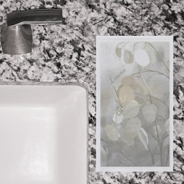 Servilleta De Papel Dólar blanco de plata lunaria con toallas elegante