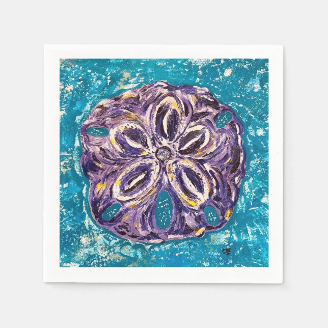 Servilleta De Papel Dólar de arena (Anverso)