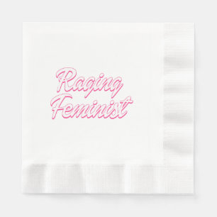 Servilleta De Papel Dolor feminista furioso