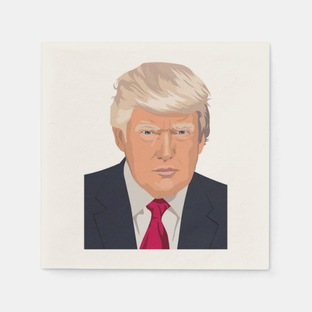SERVILLETA DE PAPEL DONALD TRUMP (Anverso)