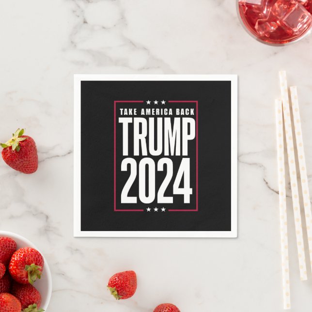 Servilleta De Papel Donald Trump 2024 retrotrae a Estados Unidos a las (In situ)