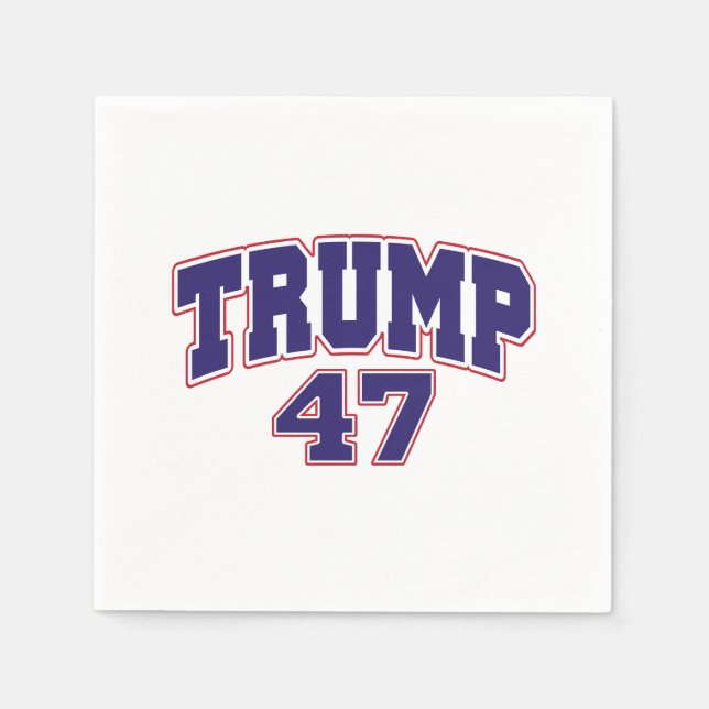 Servilleta De Papel Donald Trump 47 (Anverso)