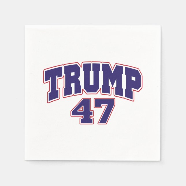 Servilleta De Papel Donald Trump 47 (Anverso)