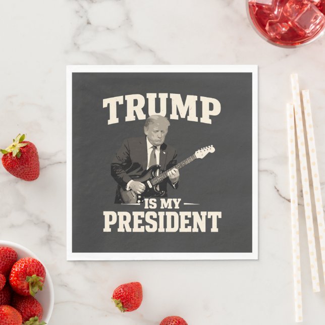 Servilleta De Papel Donald Trump Es Mi Presidente (In situ)