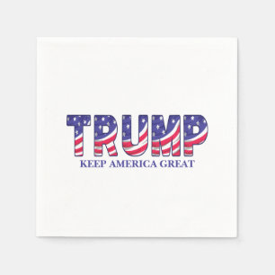 Servilleta De Papel Donald Trump mantiene a Estados Unidos como un gra