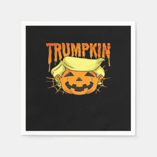 Servilleta De Papel Donald Trumpkin gracioso presidente Fiesta Hallowe
