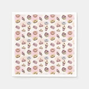 Servilleta De Papel Donas Cupcakes Regalo Adorable para Pastelero Cump