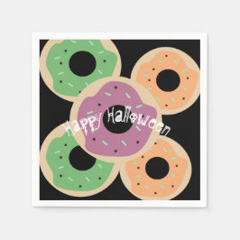 Servilleta De Papel Donas Glaseadas con Sprinkles Divertidas de Hallow