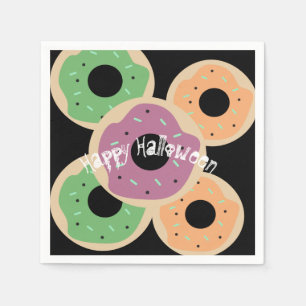 Servilleta De Papel Donas Glaseadas con Sprinkles Divertidas de Hallow