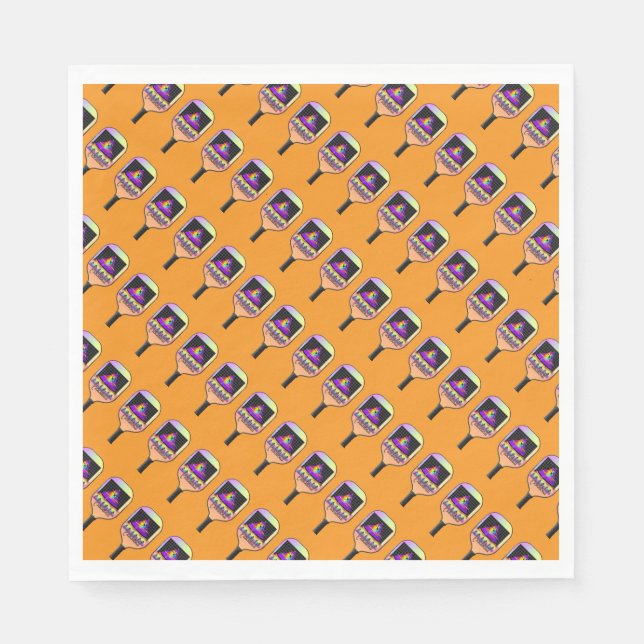 Servilleta De Papel ¿Dónde está el Naranja de pelotas de bolas? (Anverso)