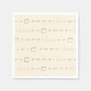 Servilleta De Papel Donde las cosas salvajes citan el patrón