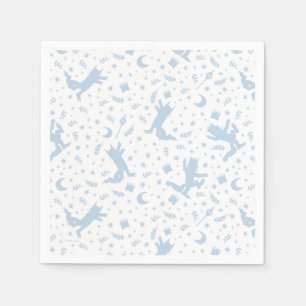 Servilleta De Papel Donde las Cosas Salvajes Floral Azul