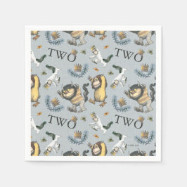 Servilleta De Papel Donde las cosas salvajes son el segundo cumpleaños