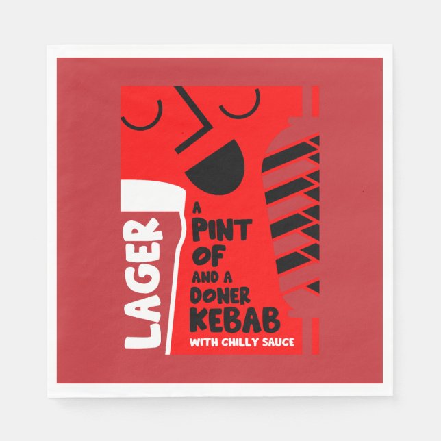 Servilleta De Papel Doner Kebab (Anverso)