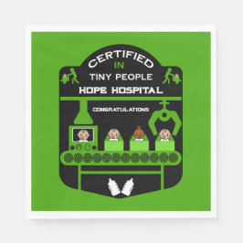 Servilleta De Papel Dones de agradecimiento para enfermeras pediátrica