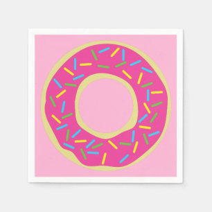 Servilleta De Papel Donut Birthday Party
