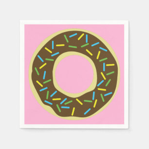 Servilleta De Papel Donut Birthday Party