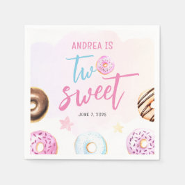 Servilleta De Papel Donut Two Sweet Chica 2