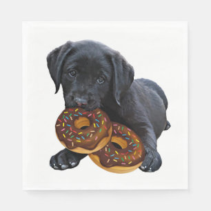 Servilleta De Papel Donuts - Black Lab