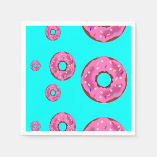 Servilleta De Papel Donuts de crema rosa