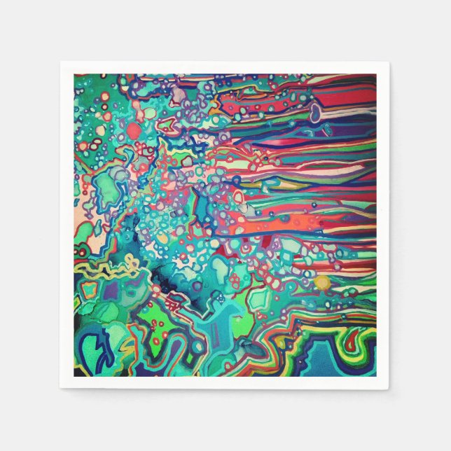 Servilleta De Papel Doodle (Anverso)